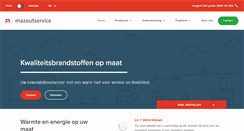 Desktop Screenshot of mazoutservice.be